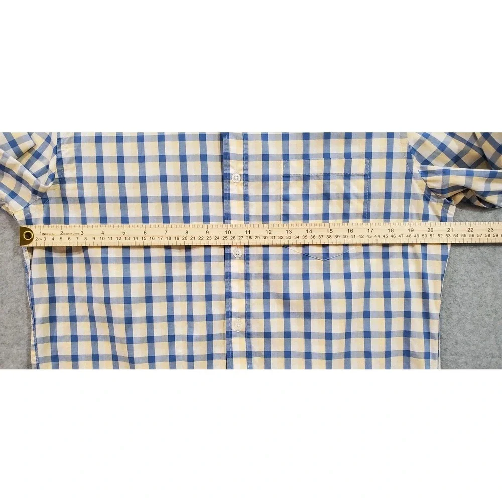 Lot of 2 J. Crew Plaid Button Down Shirts Medium Classic‎ / Slim Untucked